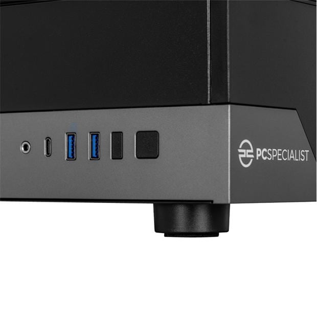 Black - PCSpecialist - Wraith 164 Gaming PC - Ryzen 5 7500F RX 9060 XT 16GB 16GB RAM 1TB SSD - 1440p Gaming