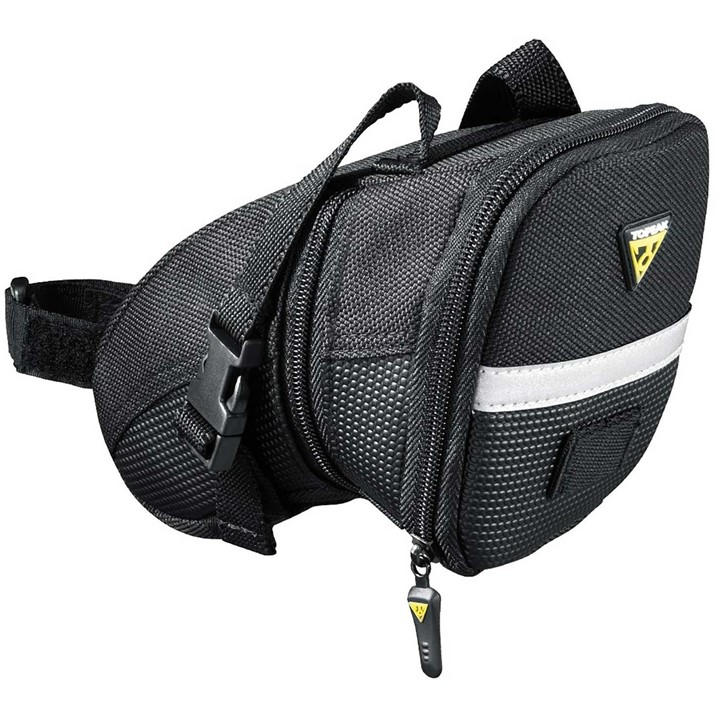Topeak  Grey Aero Wedge With Straps Medium, Sports Direct
