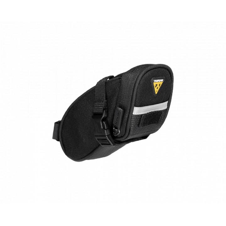 Topeak  Black Aero Wedge With Straps X Small, Sports Direct