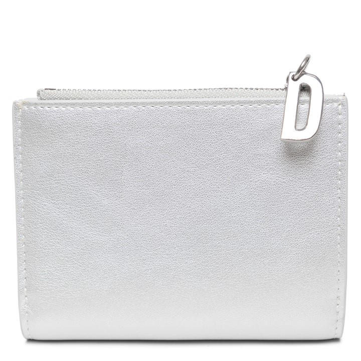 Diesel Men's Silver Zip Billfold Wallet, Sports Direct
