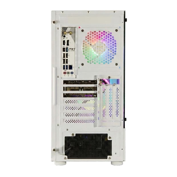 White - Entity - Entity Aegis RTX 5070 Ti Gaming PC - Intel Core i7-14700F 32GB 2TB SSD - White