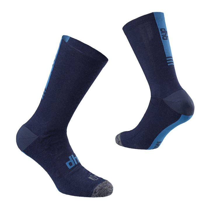 Dhb  Blue Deep Winter Merino Aeron Socks in Size Mens 2.5-6, Sports Direct