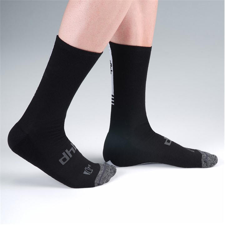 Dhb  Black Deep Winter Merino Aeron Socks in Size Mens9.5-12, Sports Direct