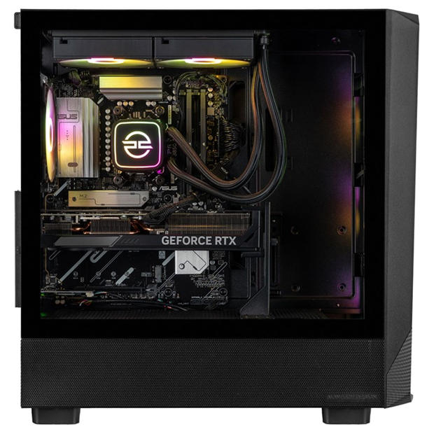 Black - PCSpecialist - Wraith 181 Gaming PC - Ryzen 7 7700X RTX 5060 Ti 16GB RAM 1TB SSD - 1440p Gaming
