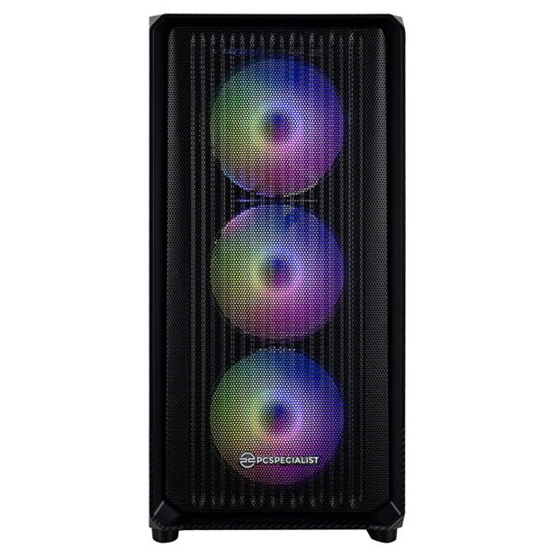 Black - PCSpecialist - Wraith 181 Gaming PC - Ryzen 7 7700X RTX 5060 Ti 16GB RAM 1TB SSD - 1440p Gaming