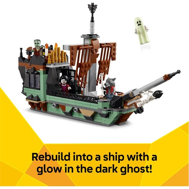 Замъкът на духовете - LEGO - LEGO® Creator 31167 3in1 Haunted Mansion House Building Toy 31167