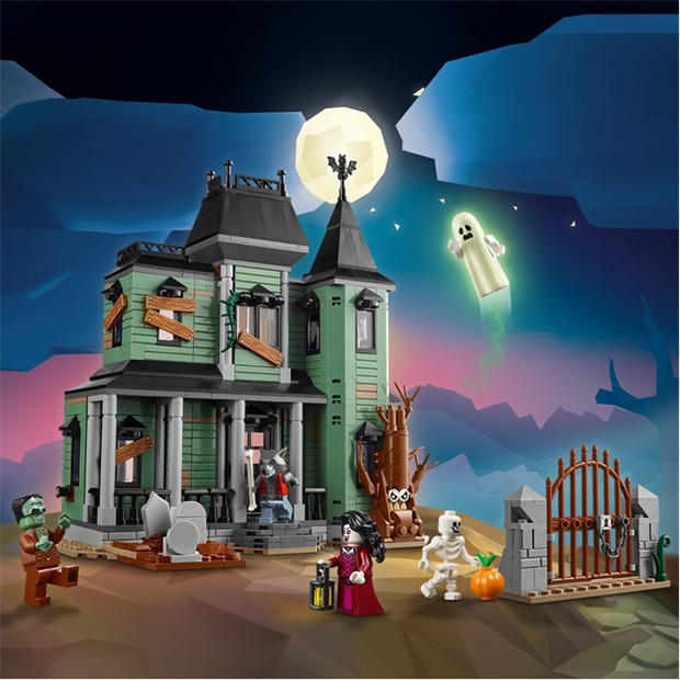 Замъкът на духовете - LEGO - LEGO® Creator 31167 3in1 Haunted Mansion House Building Toy 31167