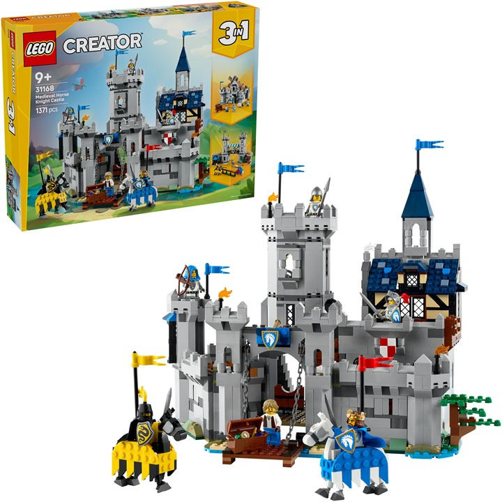 Lego Boys Lego® Creator 31168 3In1 Medieval Horse Knight Castle Playset Building Toy 31168 - Image 7