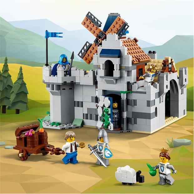 Средновековен замък - LEGO - LEGO® Creator 31168 3in1 Medieval Horse Knight Castle Playset Building Toy 31168