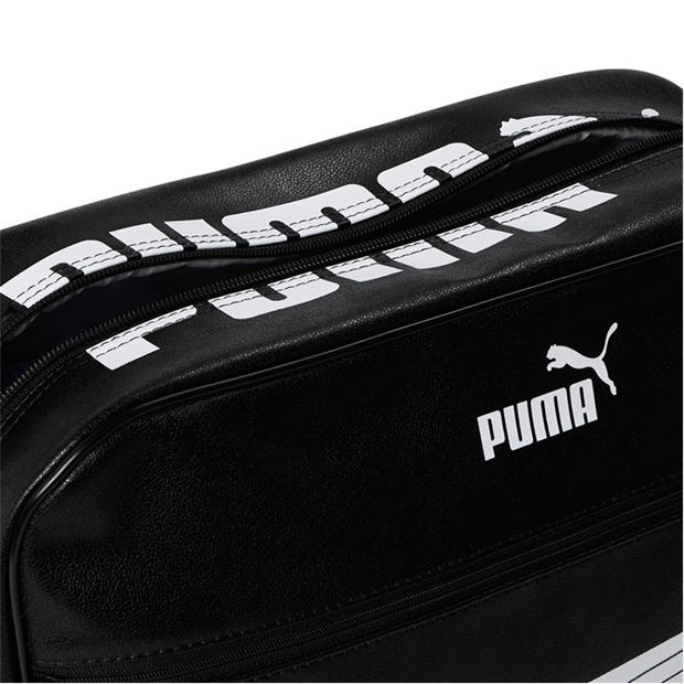 Black/White - Puma - Men's College Reporter Messenger Bag