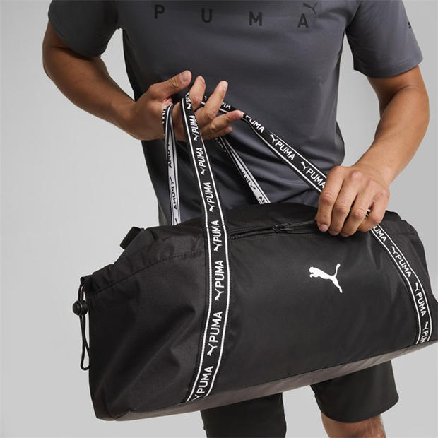 Black - Puma - Puma At Ess Sport Bag Holdall Mens