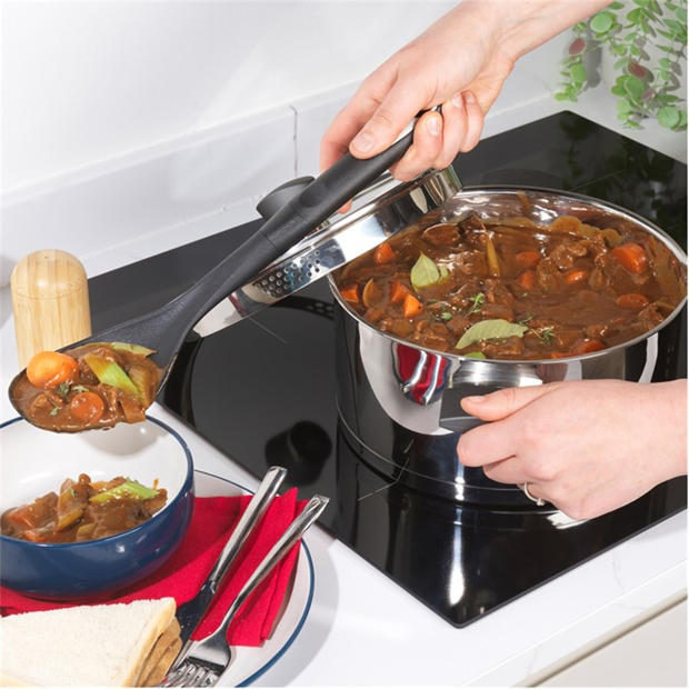 Silver - Russell Hobbs - Stainless Steel Tempered Glass Lid PFOA-Free Induction Stock Pot
