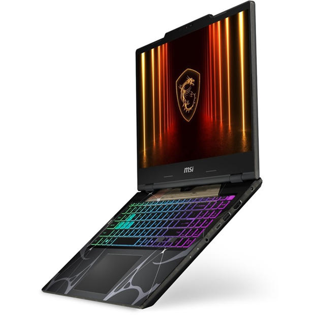 Black - MSI - MSI Cyborg 15 B2RWEKG Gaming Laptop - Intel Core 7 240H 16GB 512GB SSD RTX 5050