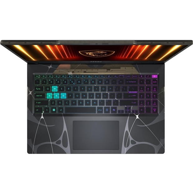 Black - MSI - MSI Cyborg 15 B2RWEKG Gaming Laptop - Intel Core 7 240H 16GB 512GB SSD RTX 5050