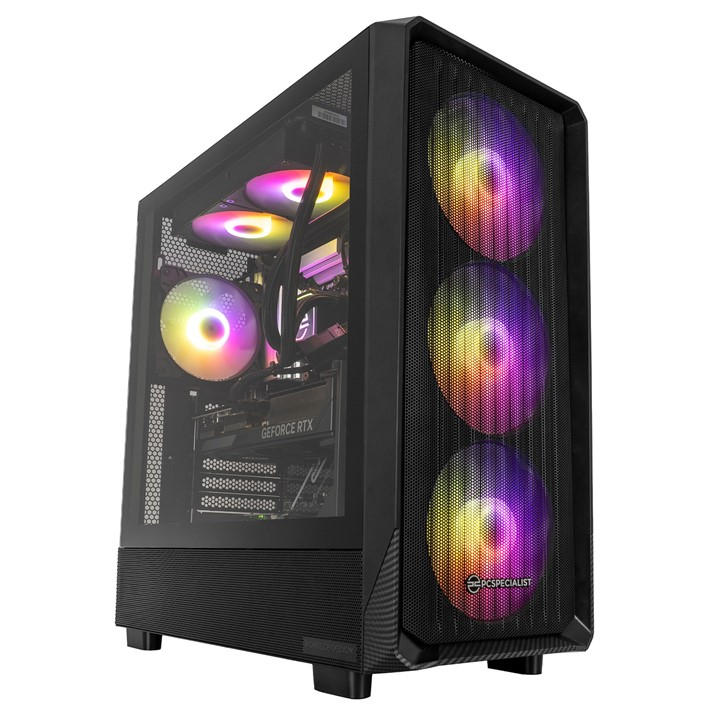 Pcspecialist  Black Wraith 185 Gaming Pc - Ryzen 7 7800X3d Rtx 5070 12Gb 16Gb Ram 1Tb Ssd - 4K Gaming, Sports Direct
