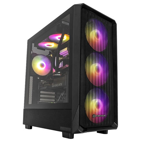 PCSpecialist - Wraith 185 Gaming PC - Ryzen 7 7800X3D RTX 5070 12GB 16GB RAM 1TB SSD - 4K Gaming