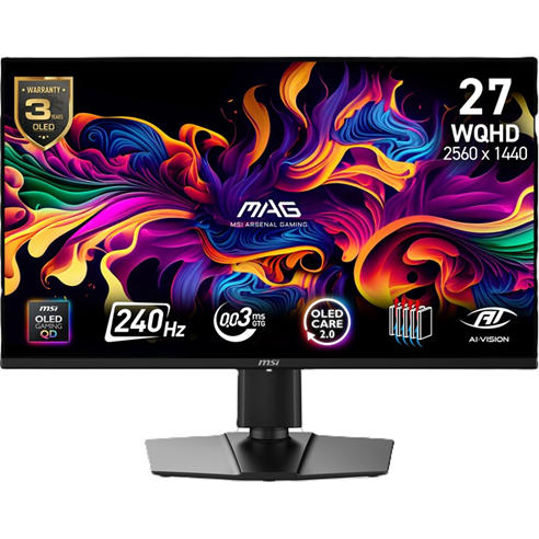 MSI - MAG 274QP QD-OLED X24 27 inch WQHD 240Hz Gaming Monitor
