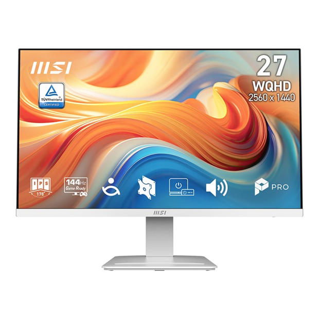 White - MSI - PRO MP273QW E14  27 inch 144Hz IPS Monitor