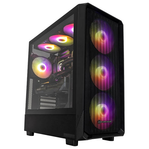 PCSpecialist - Wraith 220 Gaming PC - Ryzen 7 9800X3D RX 9070 XT 16GB 32GB RAM 2TB SSD - 4K Gaming