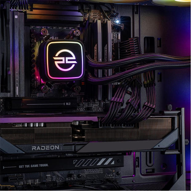 Black - PCSpecialist - Wraith 220 Gaming PC - Ryzen 7 9800X3D RX 9070 XT 16GB 32GB RAM 2TB SSD - 4K Gaming