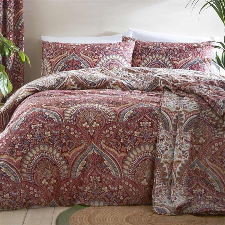 Dreams And Drapes   Palais Jacobean Print Duvet Cover Set in Size Double, Sports Direct