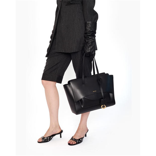 BLACK - HIDESINS - Women's Flap L Satchel Bag