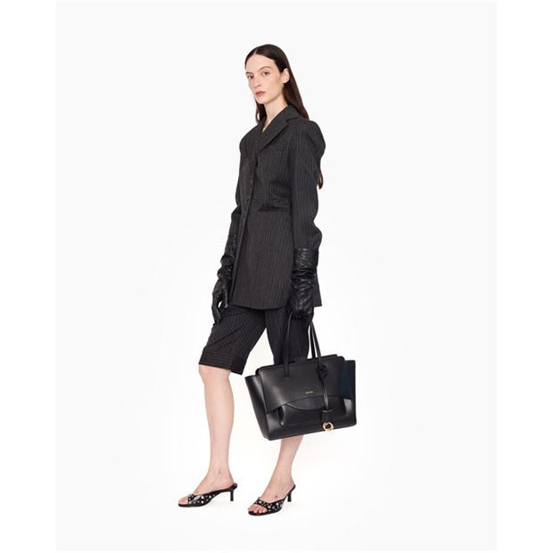 BLACK - HIDESINS - Women's Flap L Satchel Bag