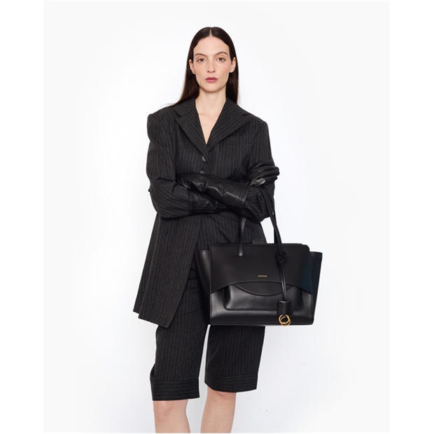 BLACK - HIDESINS - Women's Flap L Satchel Bag