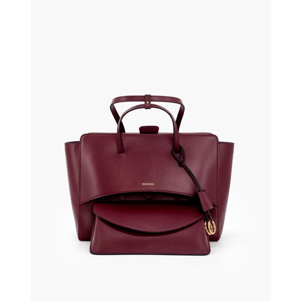 WINE - HIDESINS - Women's Flap L Satchel Bag