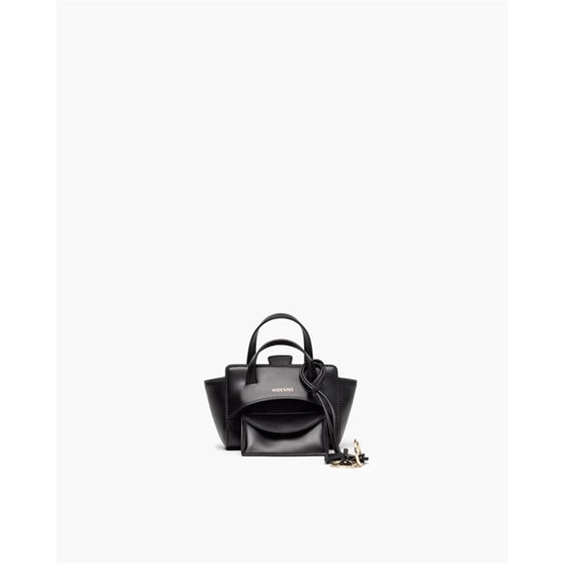 BLACK - HIDESINS - Women's Flap XS Top Handle Bag