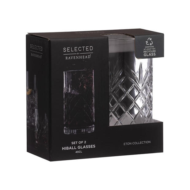 Clear - Ravenhead - Eton Hiball Glasses Set of 2