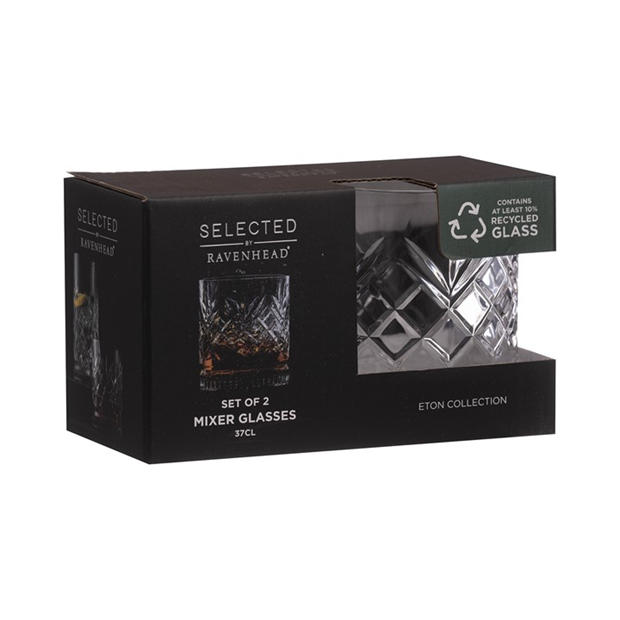 Clear - Ravenhead - Eton Mixer Glass Set of 2