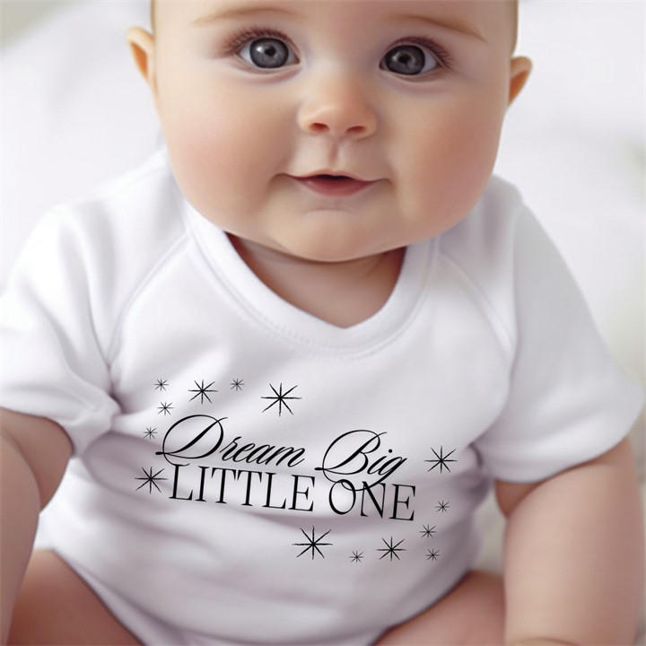 Scotland   Kids  Dream Big Little One Baby Vest 386-Bbyvest, Football by Aye Do Gifts in Size Newborn, Sports Direct