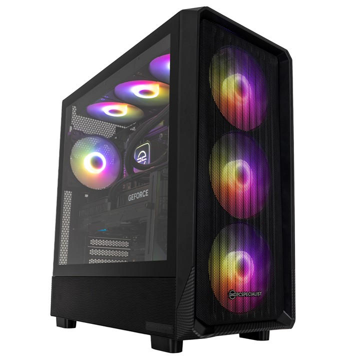 Pcspecialist  Black Wraith 222 Gaming Pc - Ryzen 7 9800X3d Rtx 5080 16Gb 32Gb Ram 2Tb Ssd - 4K Gaming, Sports Direct