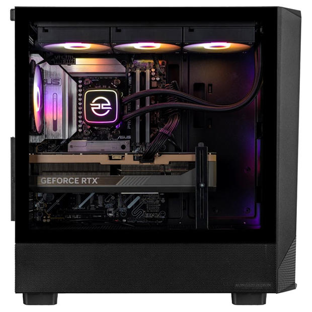 Black - PCSpecialist - Wraith 224 Gaming PC - Ryzen 7 9800X3D RTX 5090 32GB 32GB RAM 2TB SSD - 4K Gaming