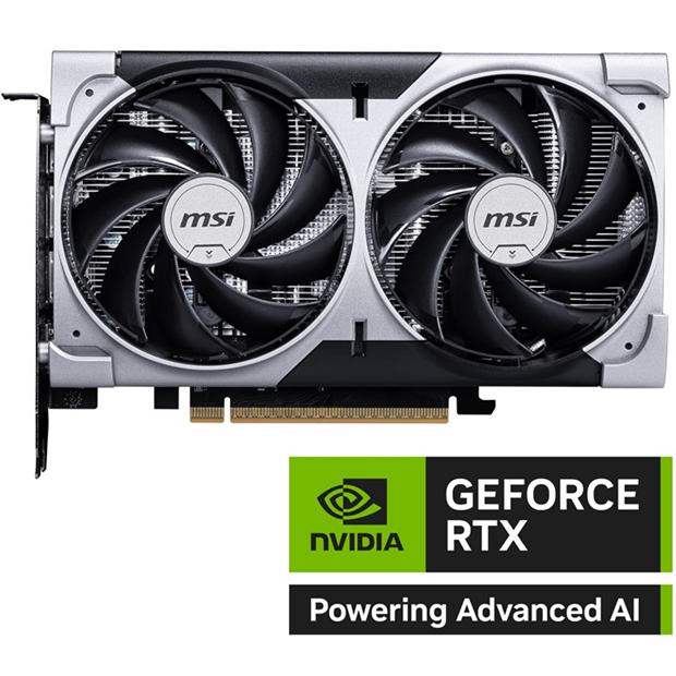 Silver - MSI - NVIDIA GeForce RTX™ 5060 8G VENTUS 2X OC