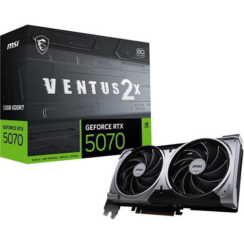 MSI - MSI GeForce RTX™ 5070 12G VENTUS 2X OC