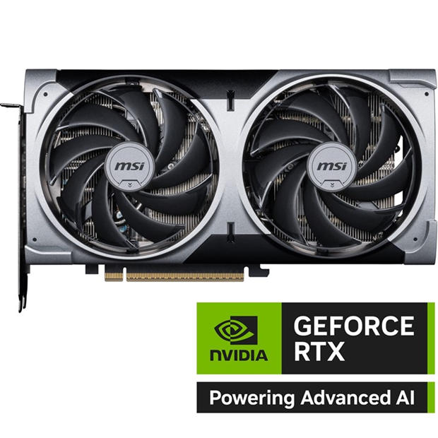 Black - MSI - MSI GeForce RTX™ 5070 12G VENTUS 2X OC