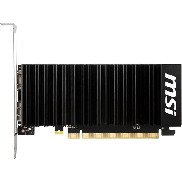Black - MSI - NVIDIA GeForce GT 1030 2GHD4 LP OC