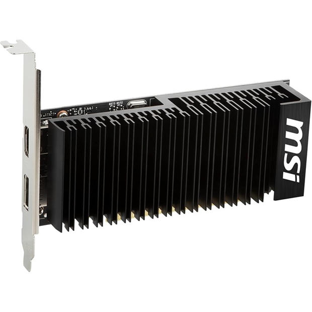Black - MSI - NVIDIA GeForce GT 1030 2GHD4 LP OC