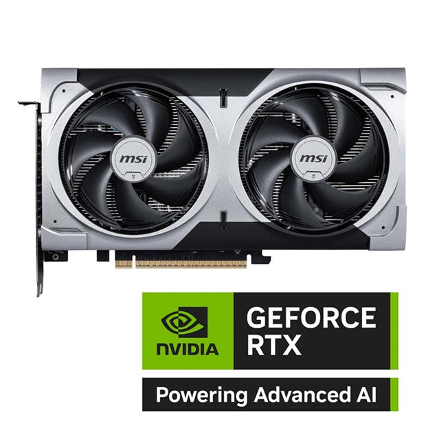 Silver - MSI - NVIDIA GeForce RTX™ 5060 Ti 8G VENTUS 2X OC PLUS