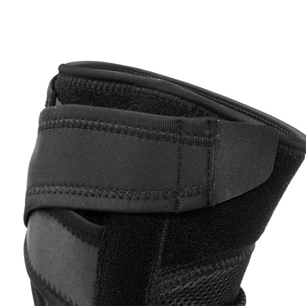 Black - adidas - Ergonomic Breathable Strapped Knee Support