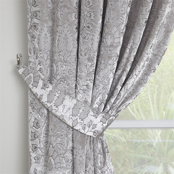 Curtina  Silver Trinity Curtain Tiebacks In, Sports Direct