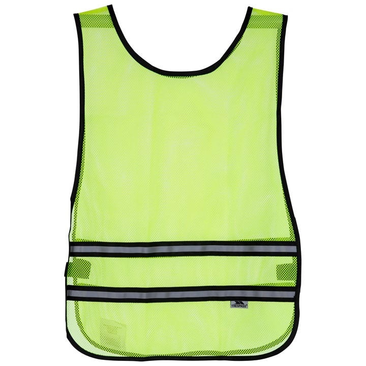 Trespass  Yellow  Hi Visibility Mesh Running Vest, Sports Direct