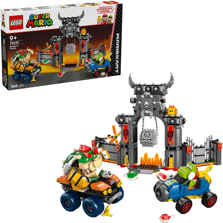 Lego Boys  Lego® Super Mario™ 72039 Mario Kart™ – Bowser’s Castle Toy, Sports Direct