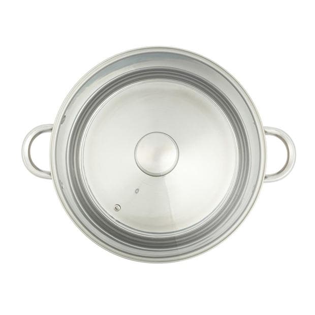 Silver - Russell Hobbs - 15-Litre Stainless Steel Tempered Glass Lid Stock Pot