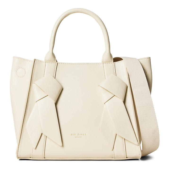 Ted Baker Women's White Ted Bow Medium Tote Ld64, Sports Direct