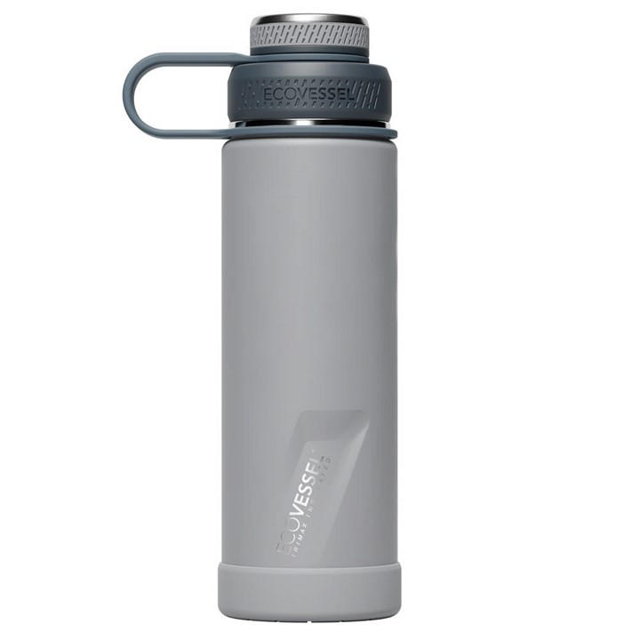 Ecovessel  Grey The Boulder - 600Ml, Sports Direct