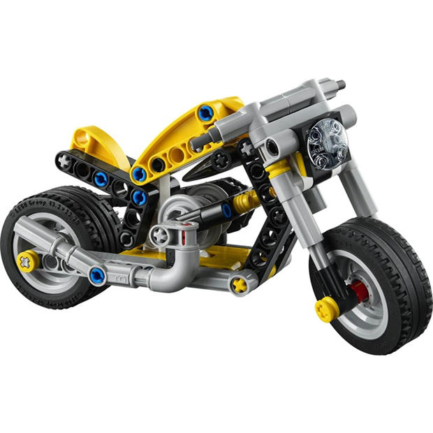Yellow MCycle - LEGO - Technic Yellow Motorbike Toy Model Kit 42225