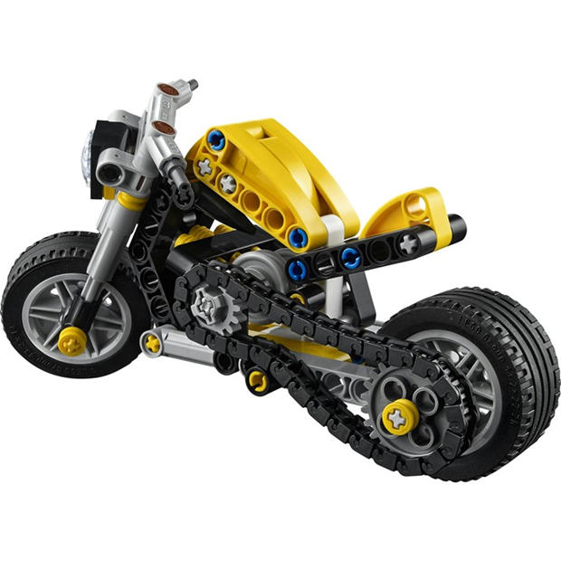 Yellow MCycle - LEGO - Technic Yellow Motorbike Toy Model Kit 42225